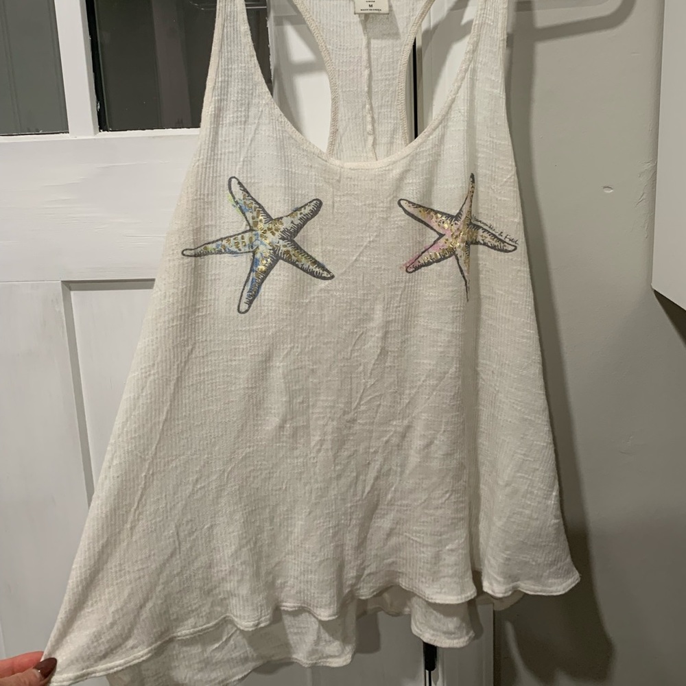 Abercrombie & Fitch Creme tank top - size medium
